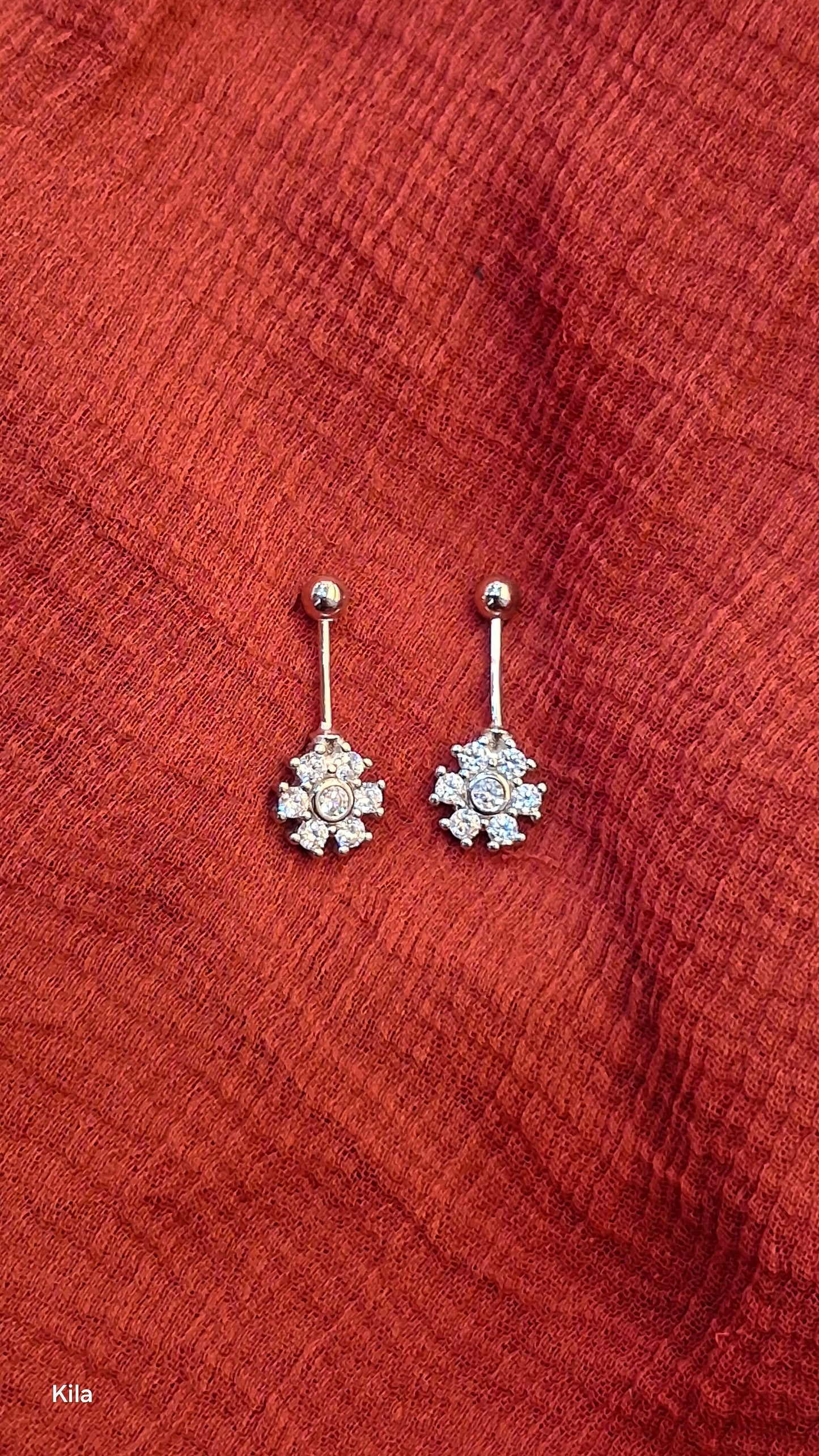 92.5 Silver Flower Bugadi | Stylish Elegant Floral Design | Traditional Jewellery