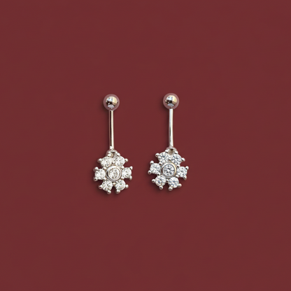 92.5 Silver Flower Bugadi | Stylish Elegant Floral Design | Traditional Jewellery
