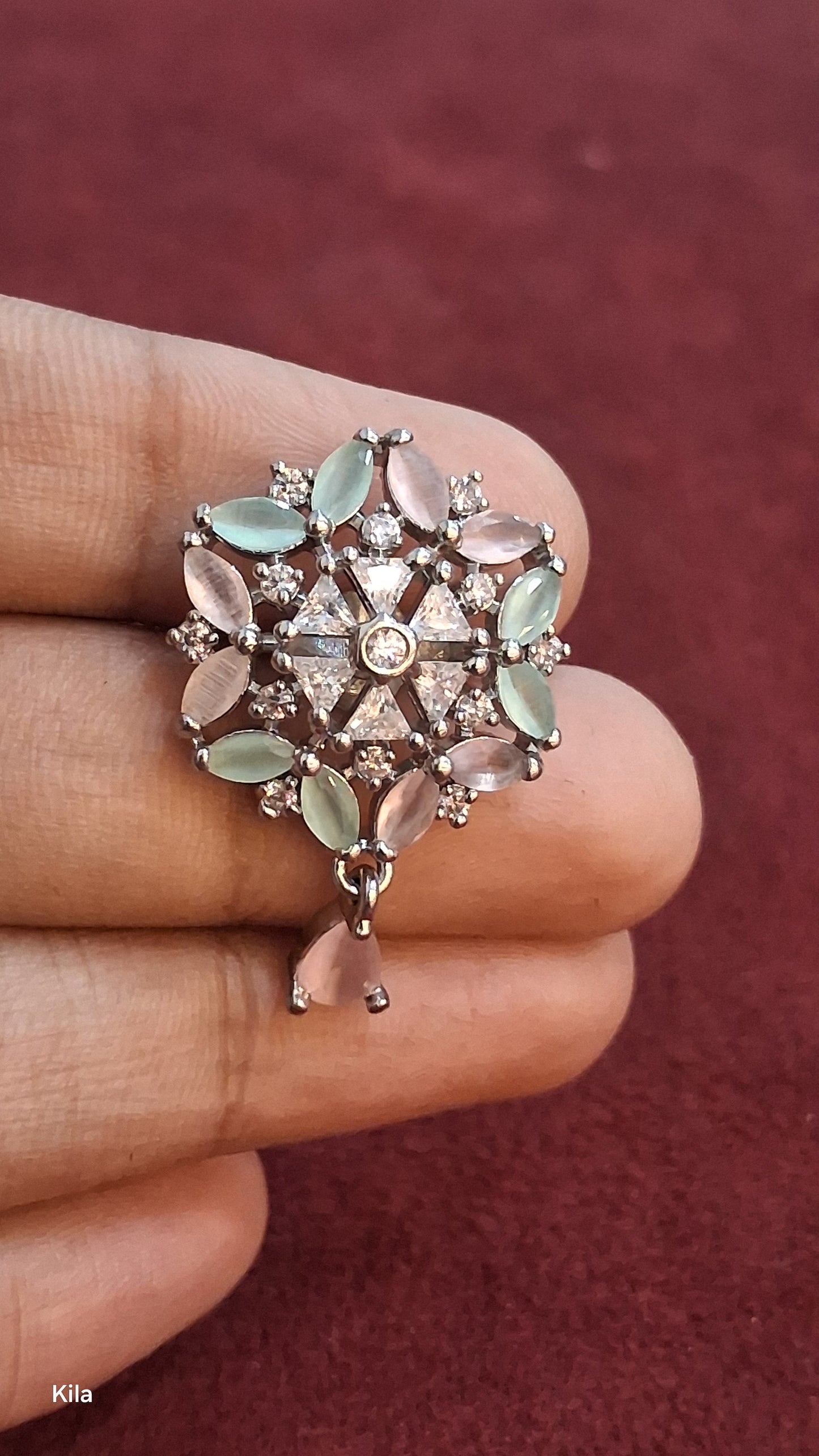 92.5 Silver Pastel Elegance Jewellery | Soft Tone Design | Stylish Collection