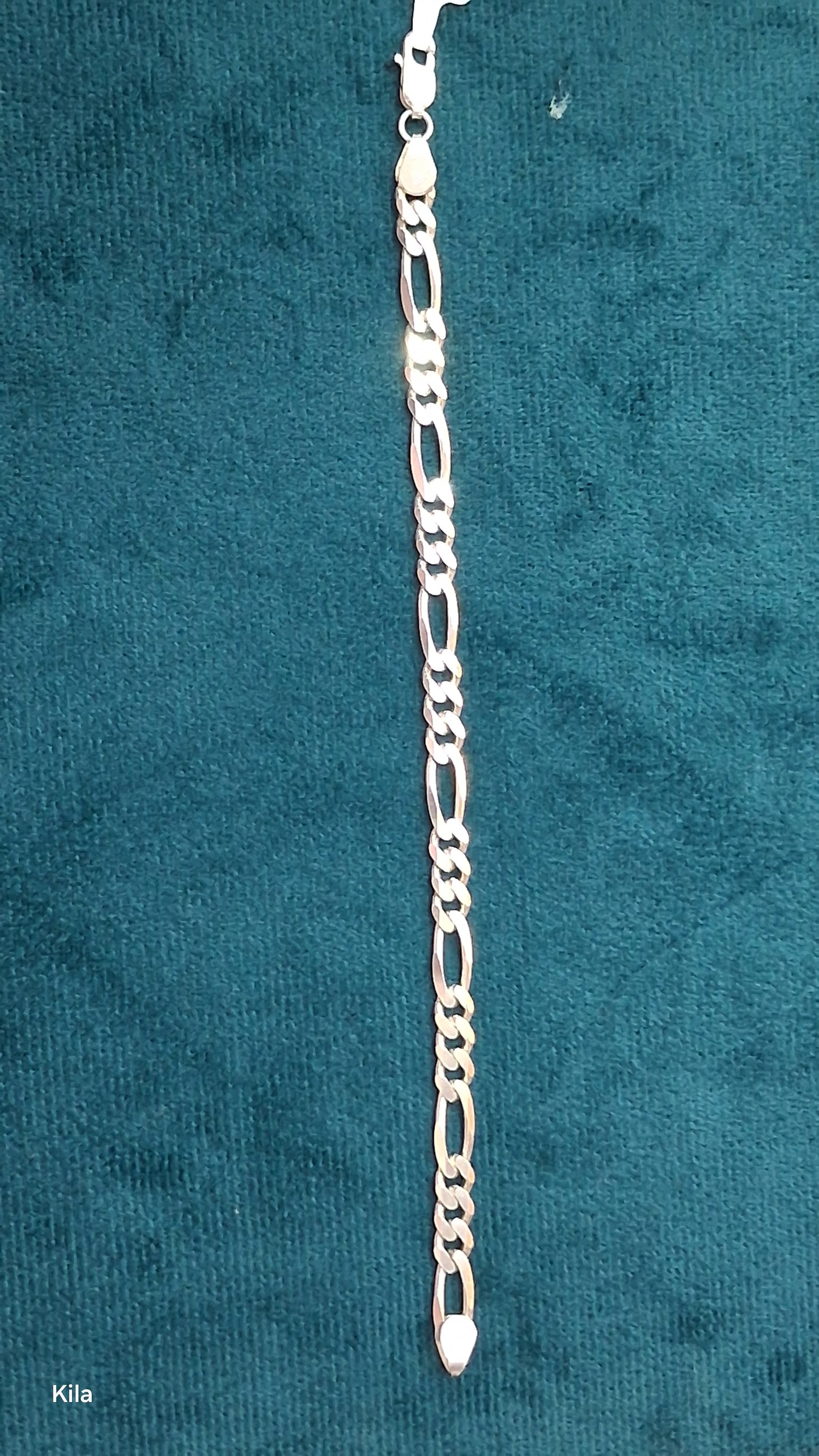 92.5 Silver Men’s Bracelet 8 Inches | Stylish Refined Design | Elegant Jewellery
