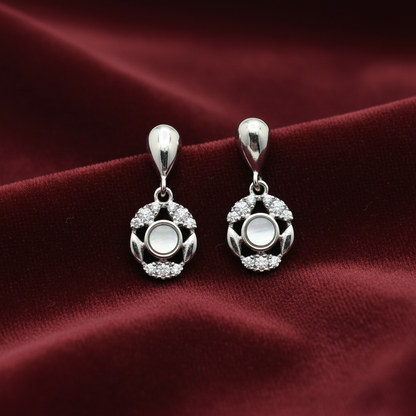 92.5 Silver Earrings | Stylish Minimal Design | Elegant Jewellery
