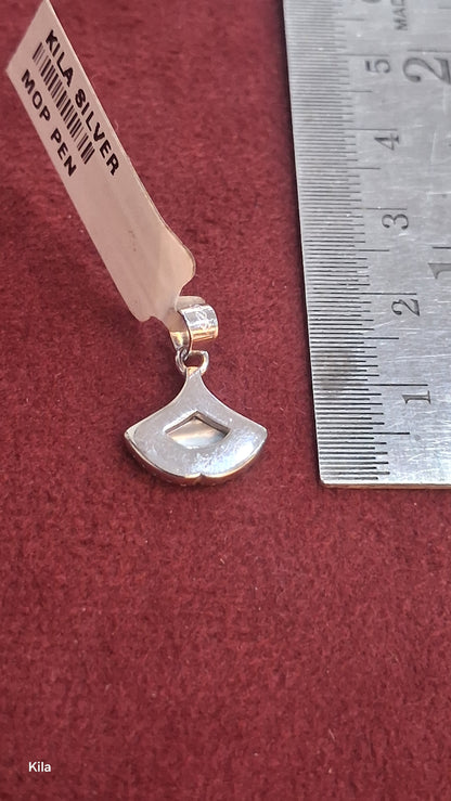 92.5 Silver Stylish Pendant | Minimal Elegant Design | Everyday Jewellery
