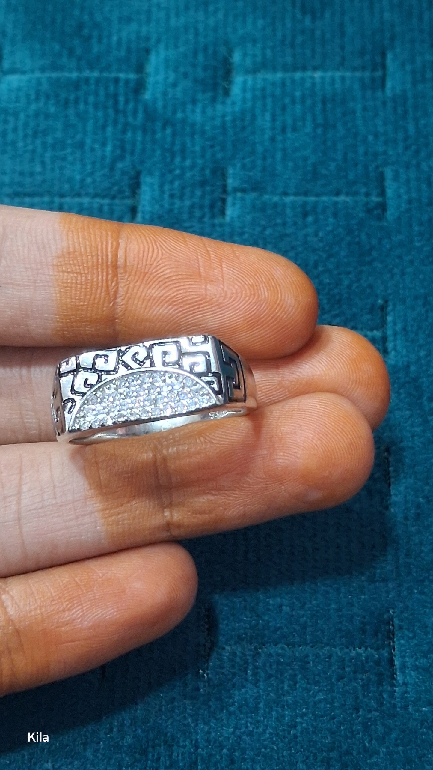 92.5 Silver Men’s Ring Size 23 | Stylish Premium Design | Elegant Jewellery