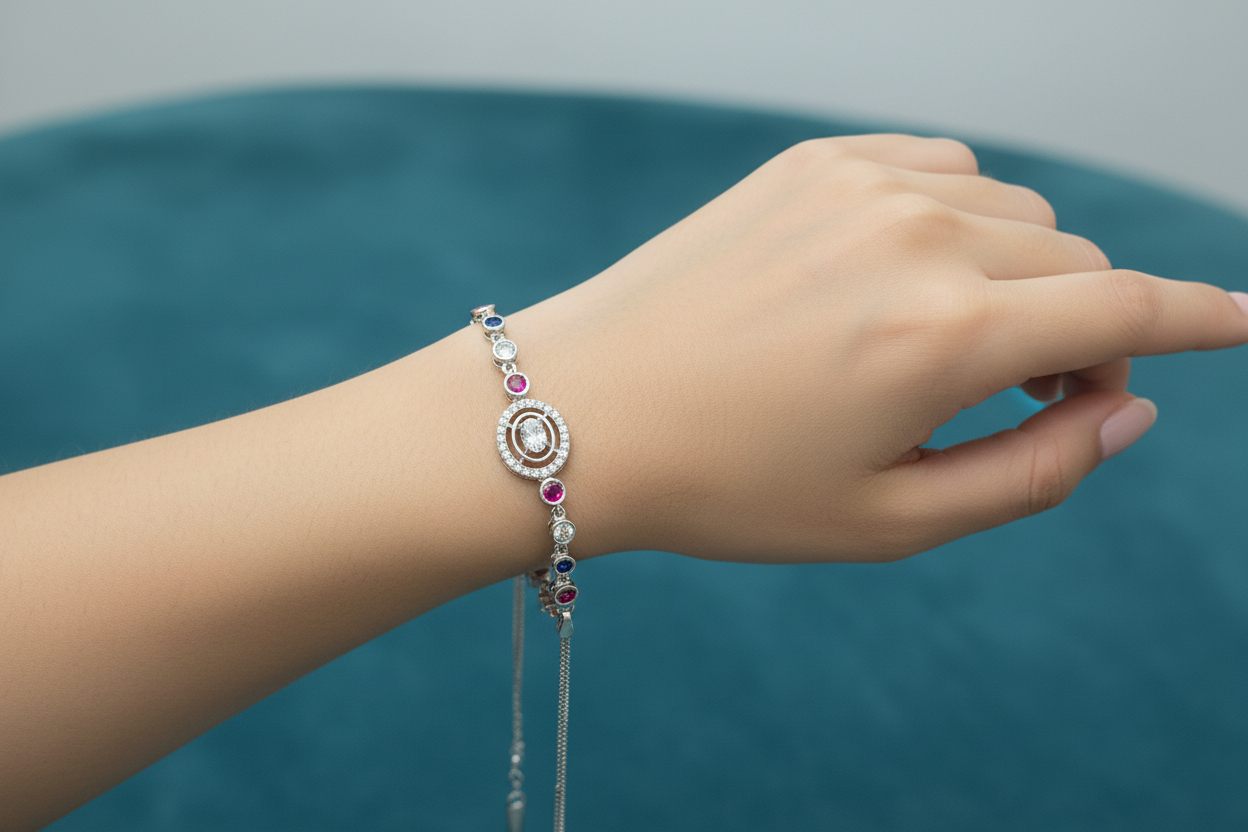 92.5 Silver Bracelet | Stylish Premium Finish | Elegant Jewellery