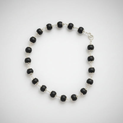 silver karungali bracelet