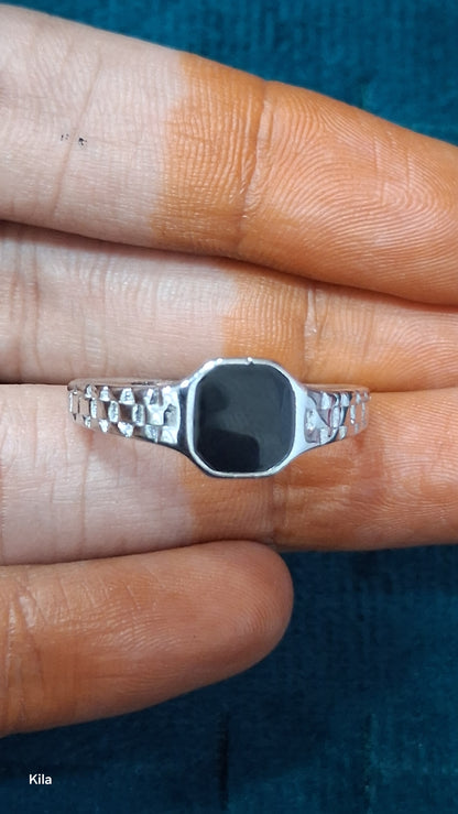 92.5 Silver Men’s Ring Size 23 | Stylish Refined Design | Elegant Jewellery