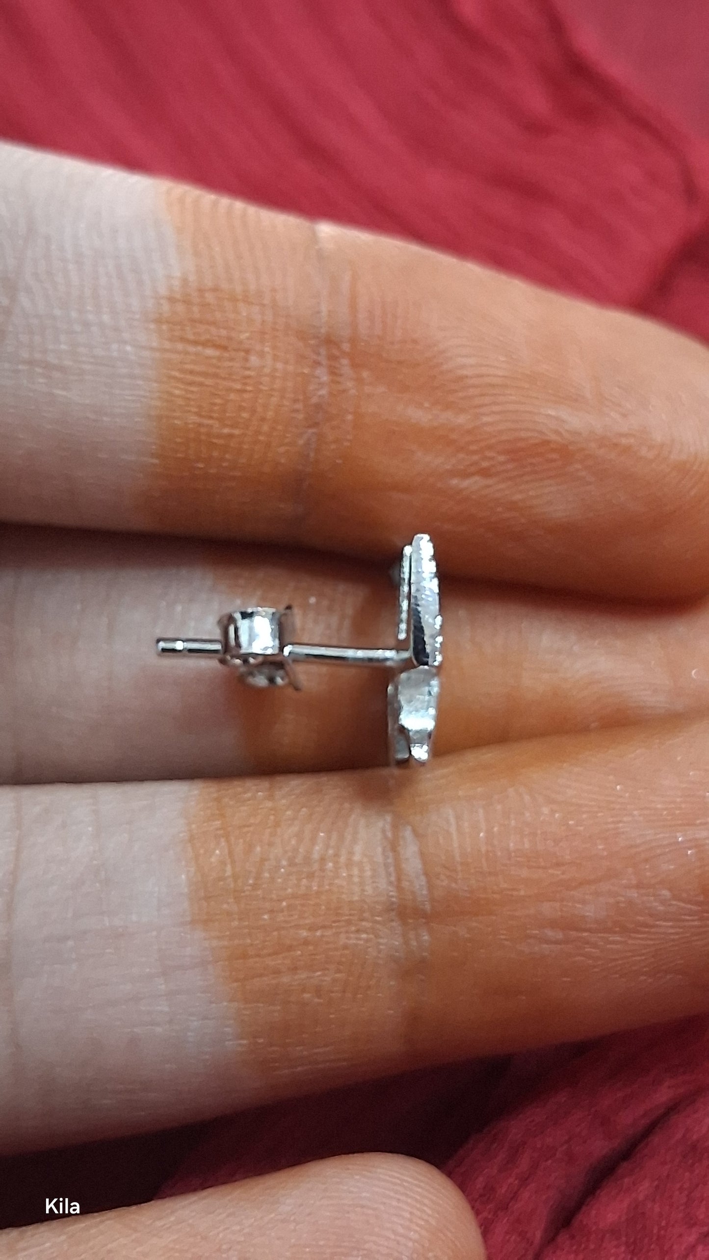 92.5 Silver Swastik Men’s Stud (Single) | Stylish Spiritual Design | Jewellery