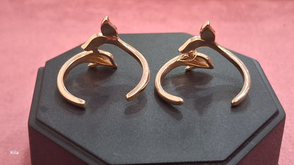 92.5 Silver Rose Gold Dolphin Toe Rings | Premium Elegant Ocean Design | Jewellery