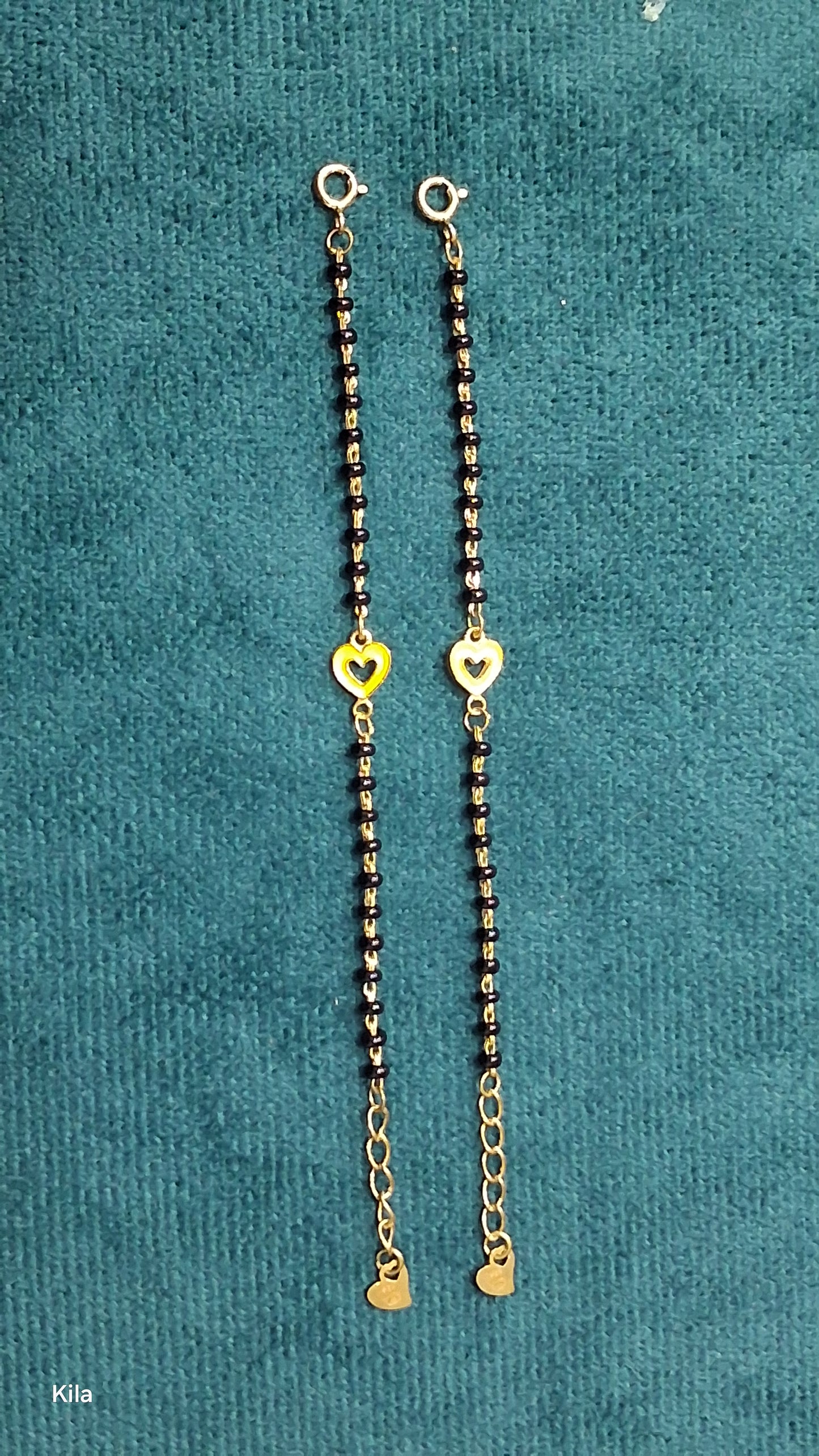 92.5 Silver Kids Anklets | Stylish Elegant Design | Comfortable Kids Jewellery
