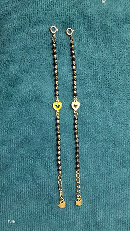 92.5 Silver Kids Anklets | Stylish Elegant Design | Comfortable Kids Jewellery