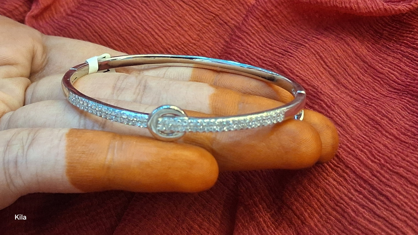 92.5 Silver Minimal Bracelet | Stylish Elegant Design | Premium Jewellery