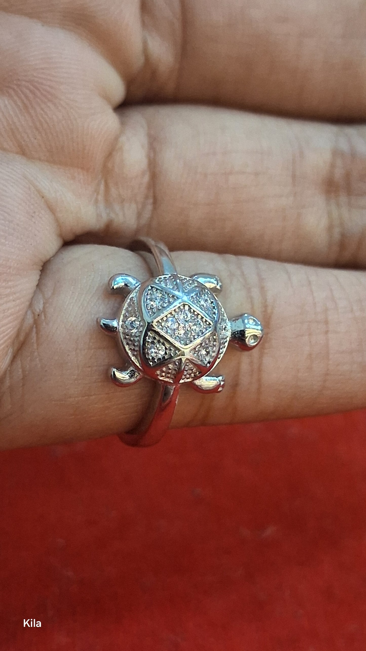 92.5 Silver Elegant Tortoise Ring | Stylish Smooth Finish | Jewellery