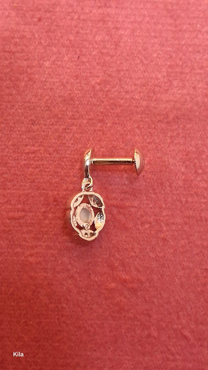 92.5 Silver Stylish Earrings | Modern Elegant Design | Jewellery