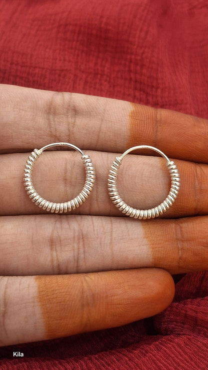 92.5 Silver Bali Earrings | Stylish Premium Finish | Elegant Jewellery