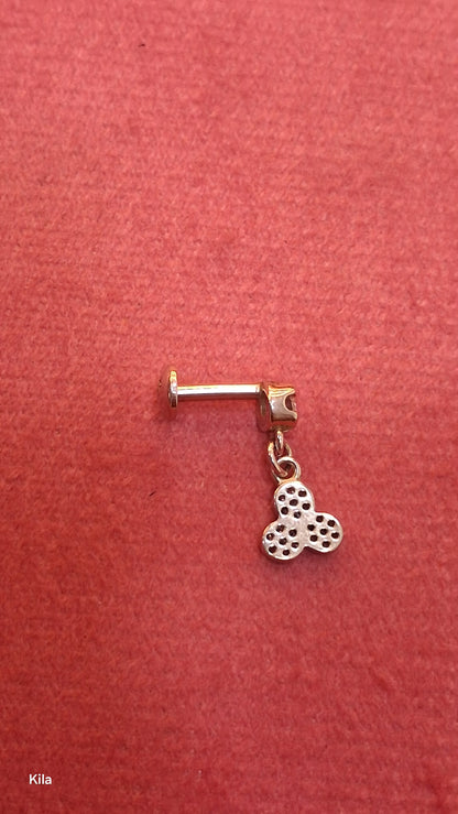 92.5 Silver White Stone Earrings | Premium Sparkle Design | Jewellery