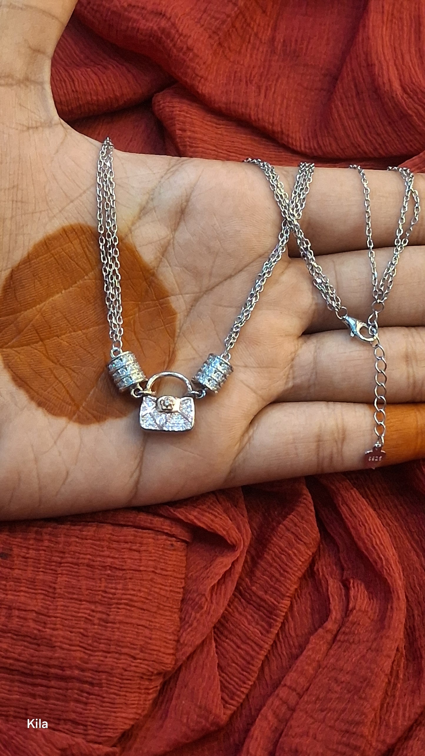 925 Silver Premium Stylish Chain 18 Inches | Stylish Elegant Design | Jewellery