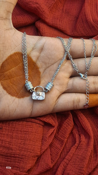 925 Silver Premium Stylish Chain 18 Inches | Stylish Elegant Design | Jewellery