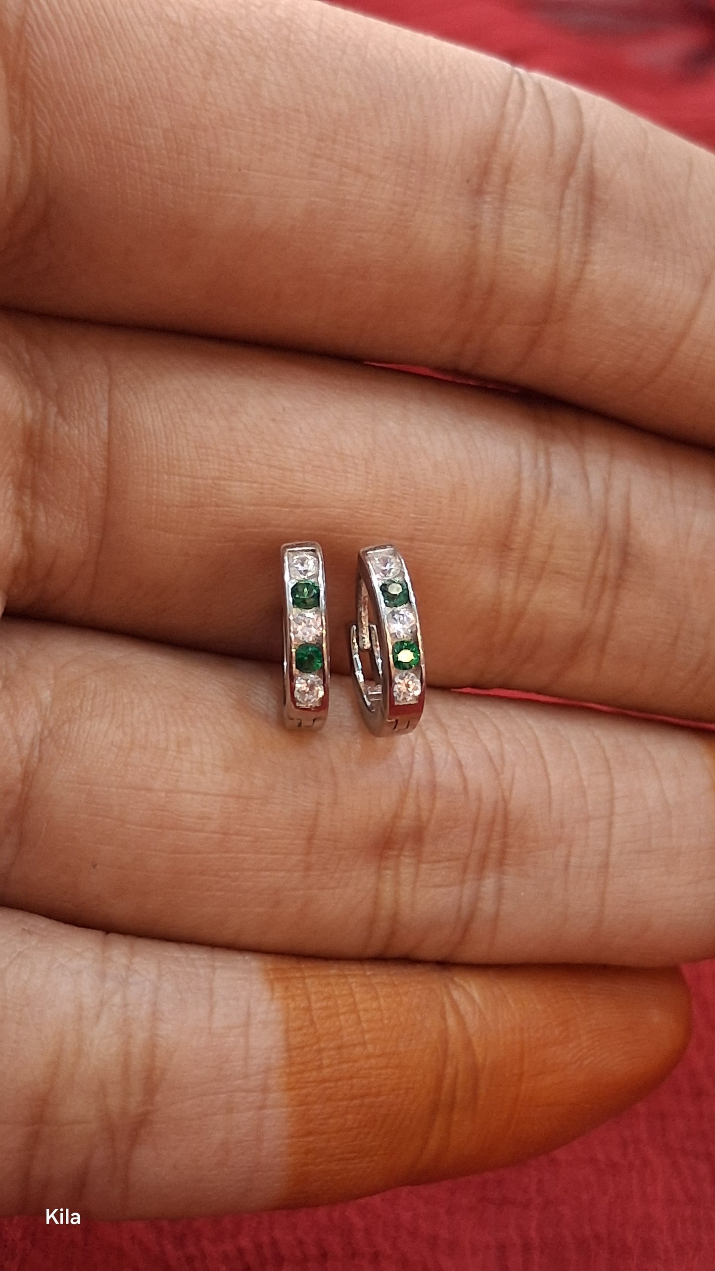 92.5 Silver Bali Earrings | Stylish Modern Design | Elegant Jewellery