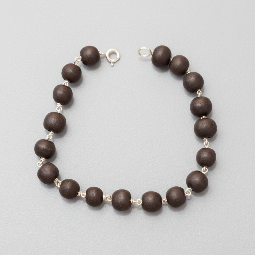 silver karungali bracelet