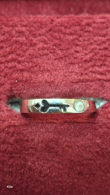 92.5 Silver Couple Rings (Men Size 21 | Women Size 11) | Stylish Matching Design | Elegant Jewellery