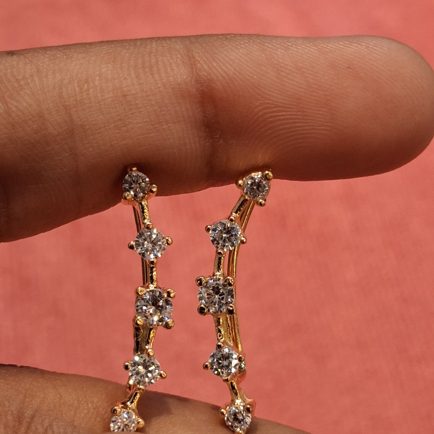 92.5 Silver Premium Gold Plated Earcuff | Refined Modern Design | Stylish Jewellery