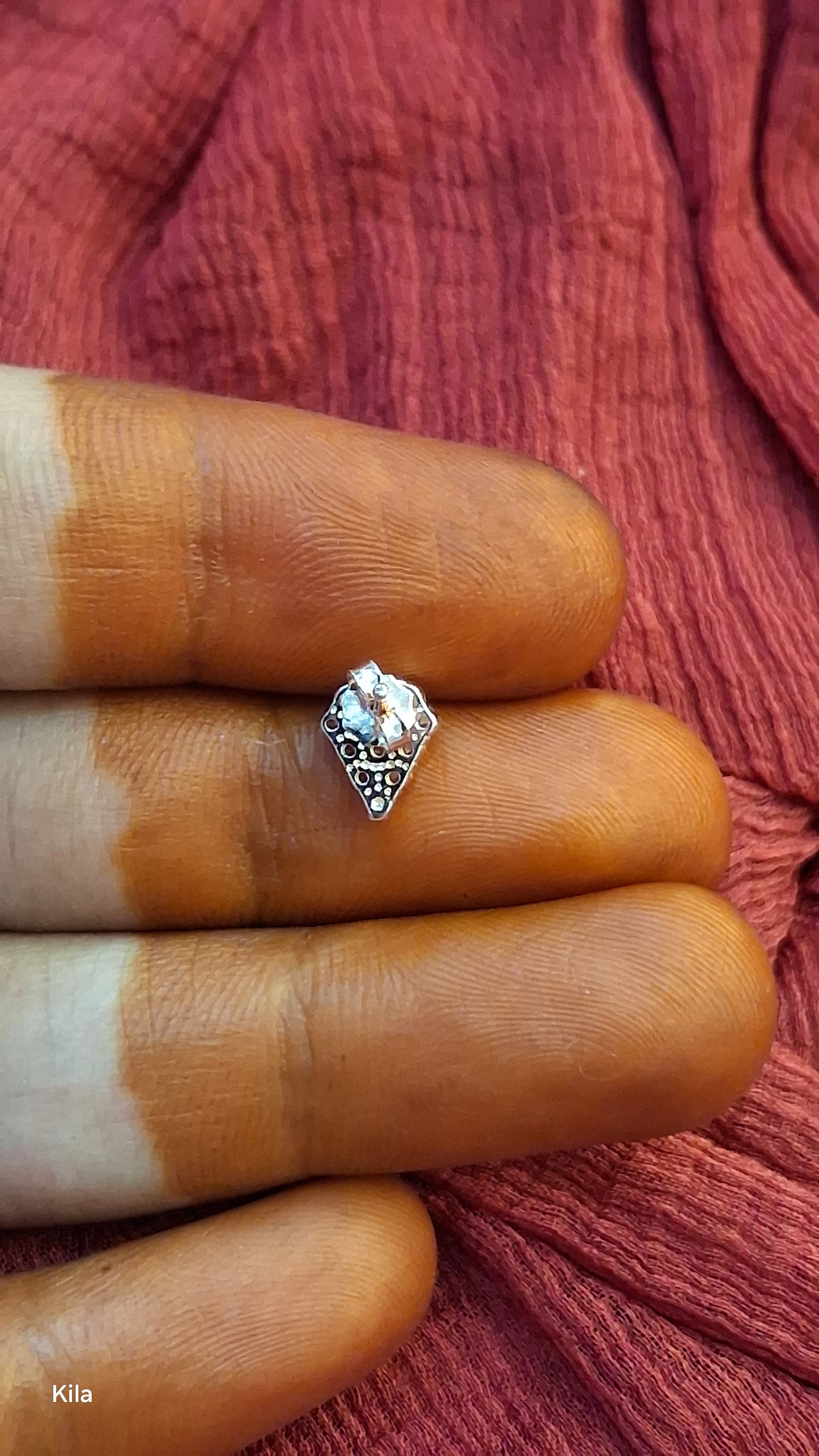 92.5 Silver Rose Gold Plated Studs | Stylish Elegant Design | Premium Jewellery