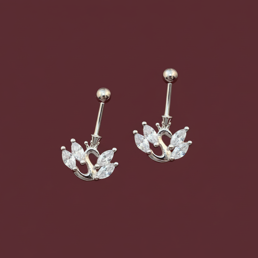 92.5 Silver Swan Bugadi | Stylish Elegant Design | Premium Jewellery