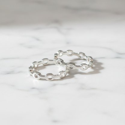 92.5 Silver Simple Stylish Toe Rings | Everyday Elegant Design | Jewellery
