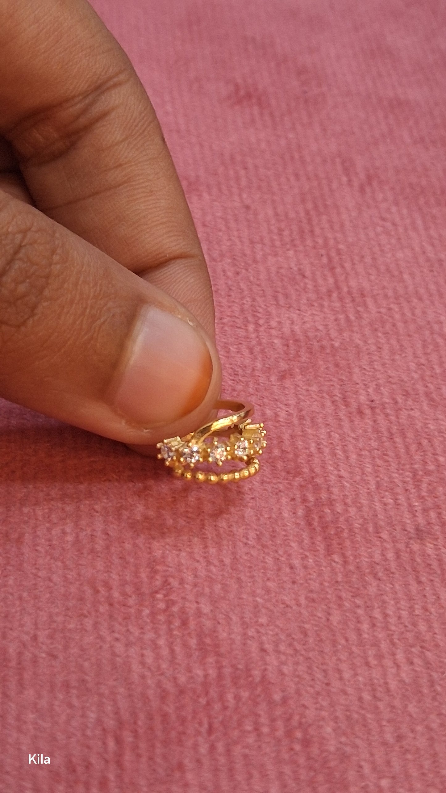 92.5 Silver Gold Plated Earcuff (Single Piece) | Stylish Modern Design | Jewellery