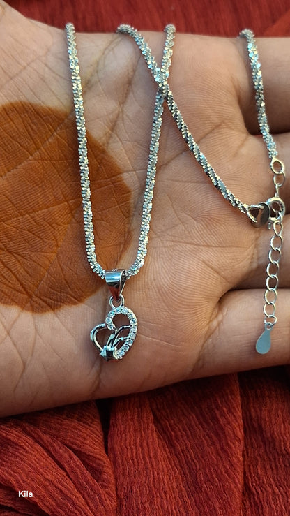 925 Silver Premium Italian Chain 18 Inches | Stylish Luxury Design | Elegant Jewellery