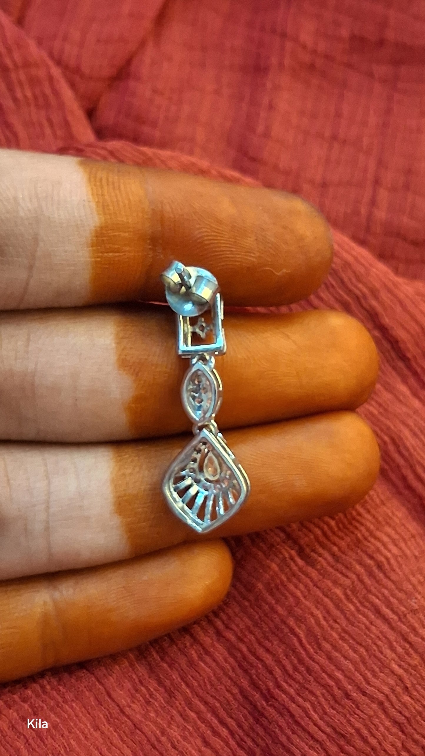 92.5 Silver Earrings | Stylish Premium Finish | Elegant Jewellery
