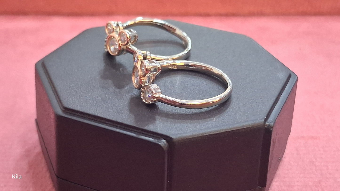 92.5 Silver Elegant Toe Rings | Classic Stylish Design | Jewellery
