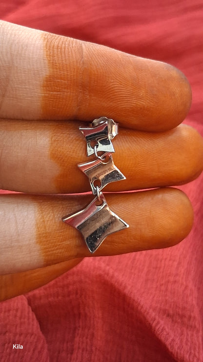 92.5 Silver Earrings | Stylish Classic Design | Elegant Jewellery