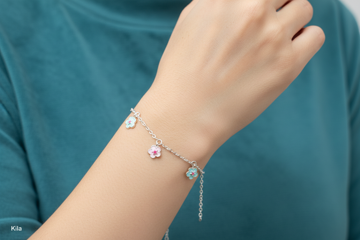 92.5 Silver Bracelet | Stylish Minimal Design | Elegant Jewellery