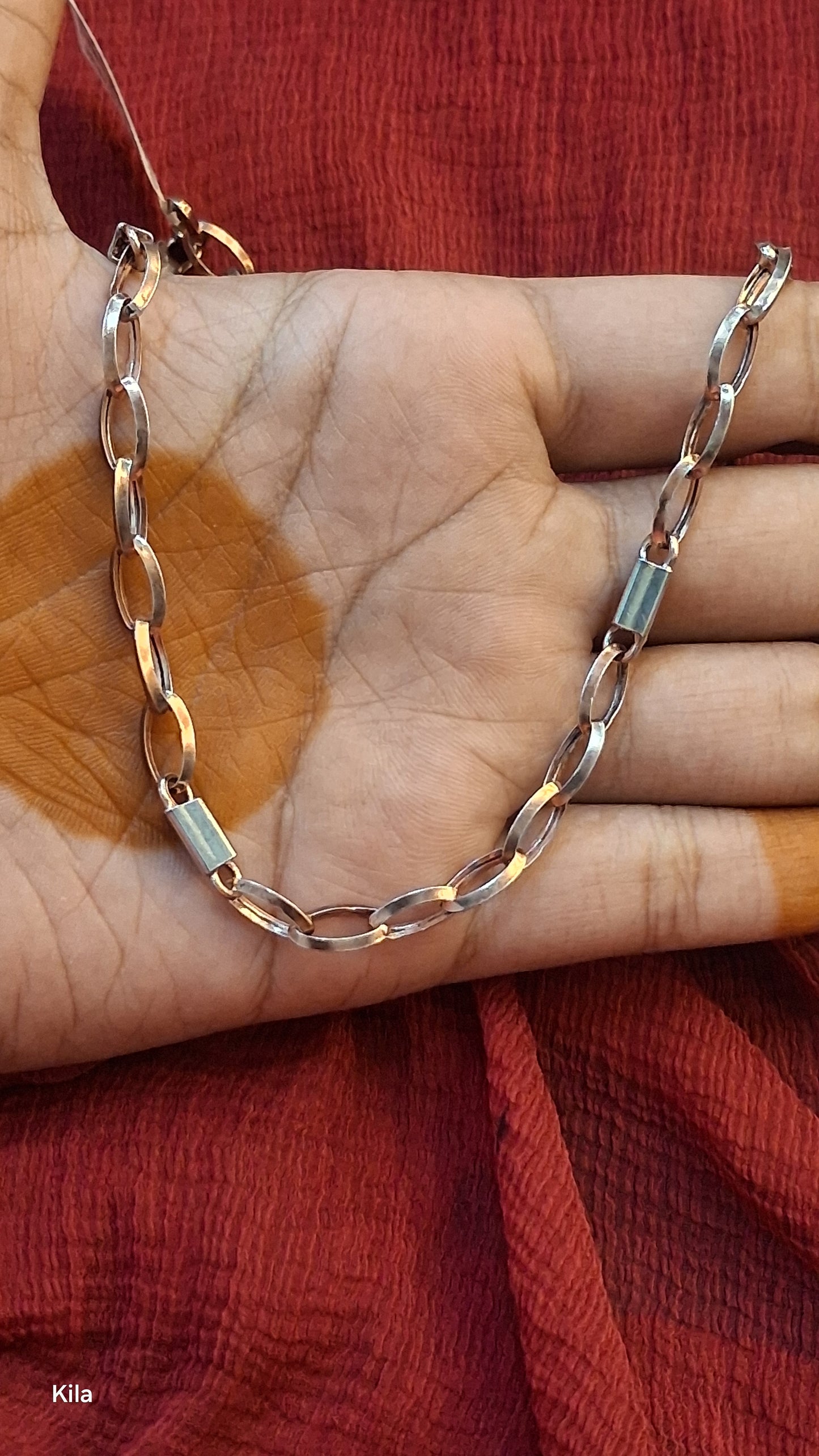 92.5 Silver Rose Gold Men’s Chain 20 Inches | Stylish Dual Tone Finish | Elegant Jewellery