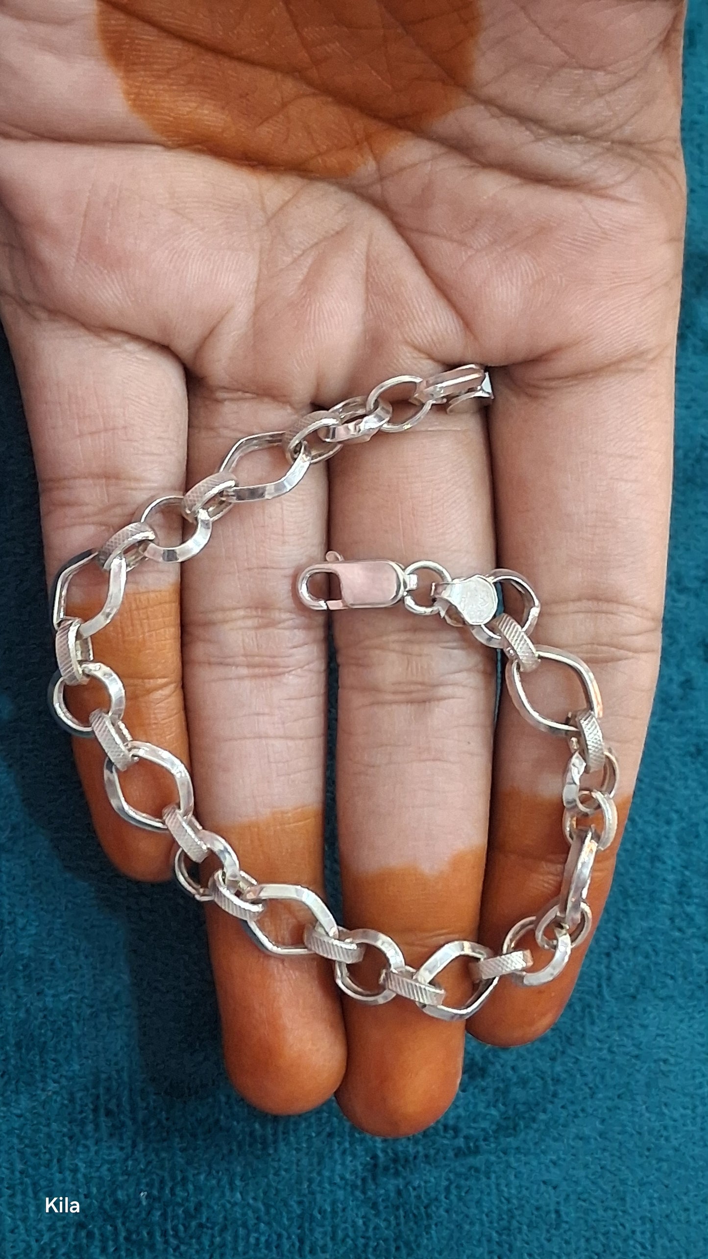 92.5 Silver Men’s Bracelet 8.5 Inches | Stylish Premium Finish | Elegant Jewellery