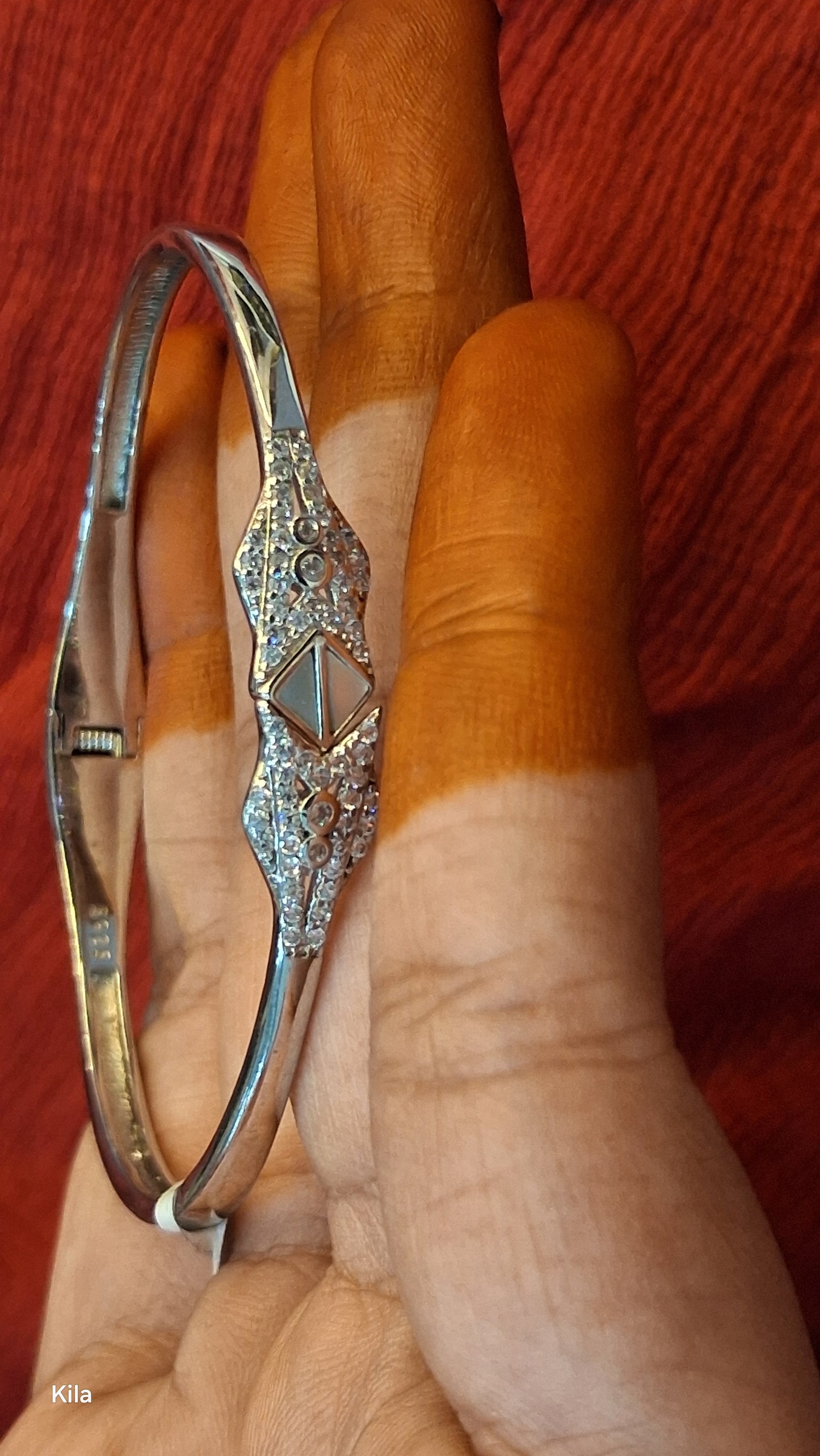 92.5 Silver Kada | Stylish Classic Design | Elegant Jewellery