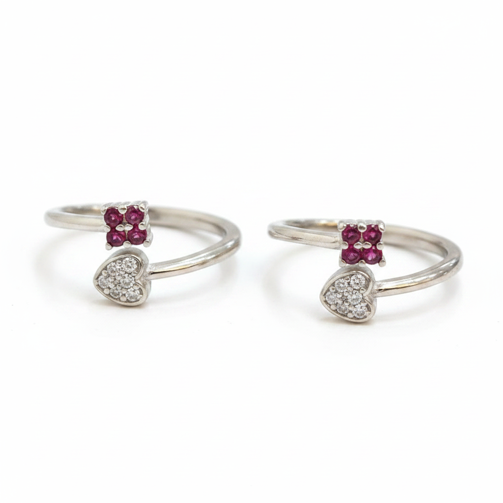 92.5 Silver Simple Toe Rings | Minimal Daily Wear Design | Jewellery