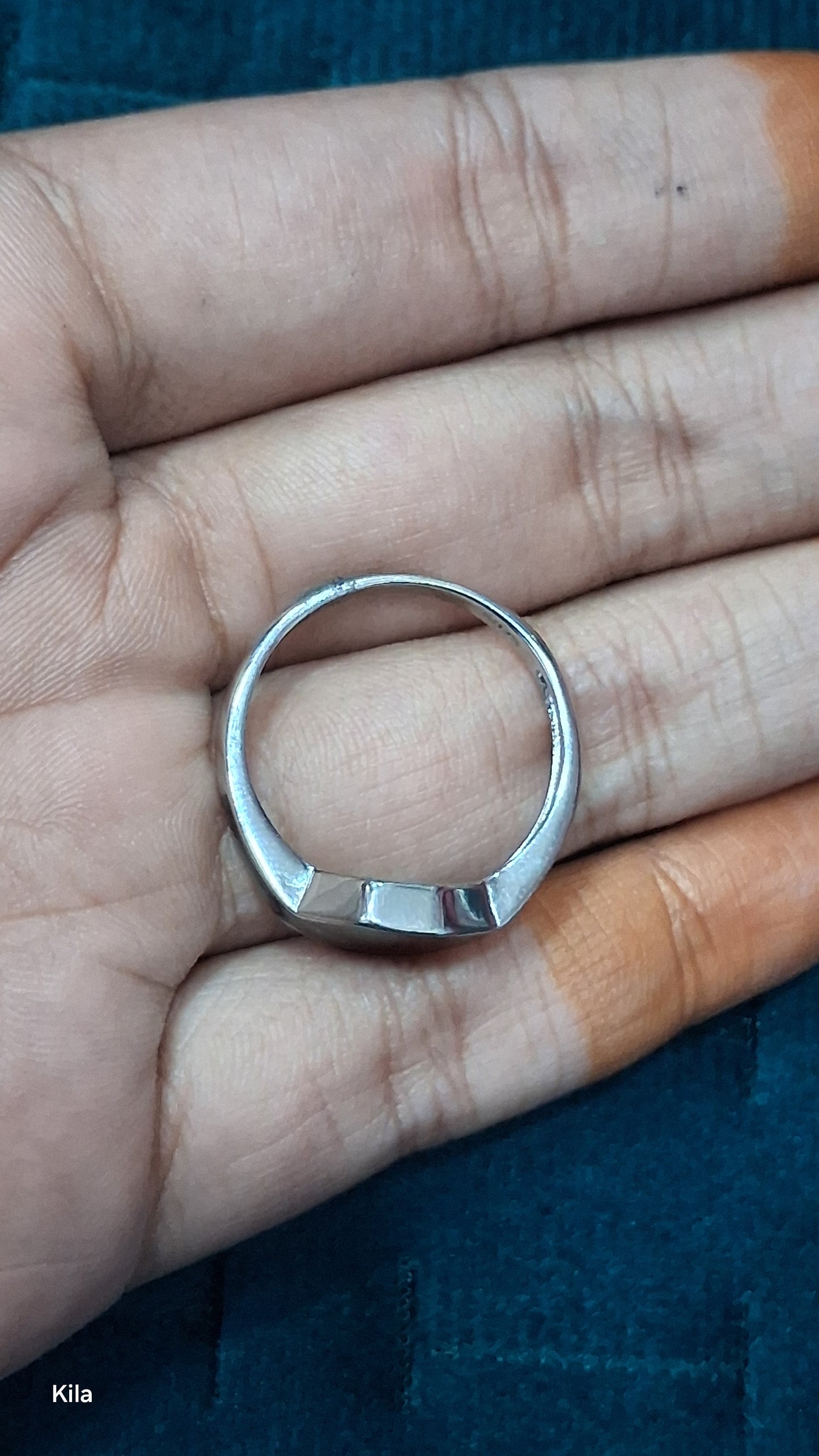92.5 Silver Men’s Ring Size 21 | Stylish Clean Finish | Elegant Jewellery