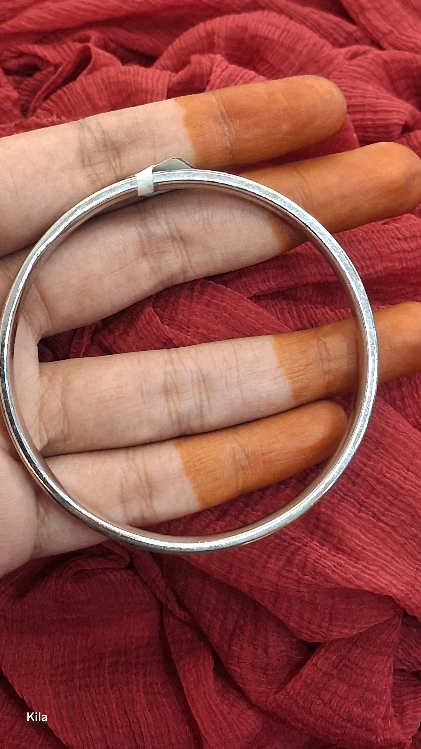 92.5 Silver Men’s Kada 2.8 | Stylish Refined Design | Elegant Jewellery