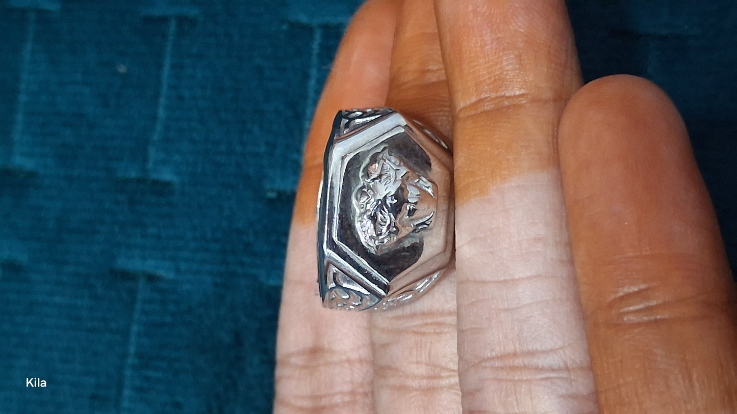 92.5 Silver Men’s Ring Size 19 | Stylish Classic Design | Elegant Jewellery