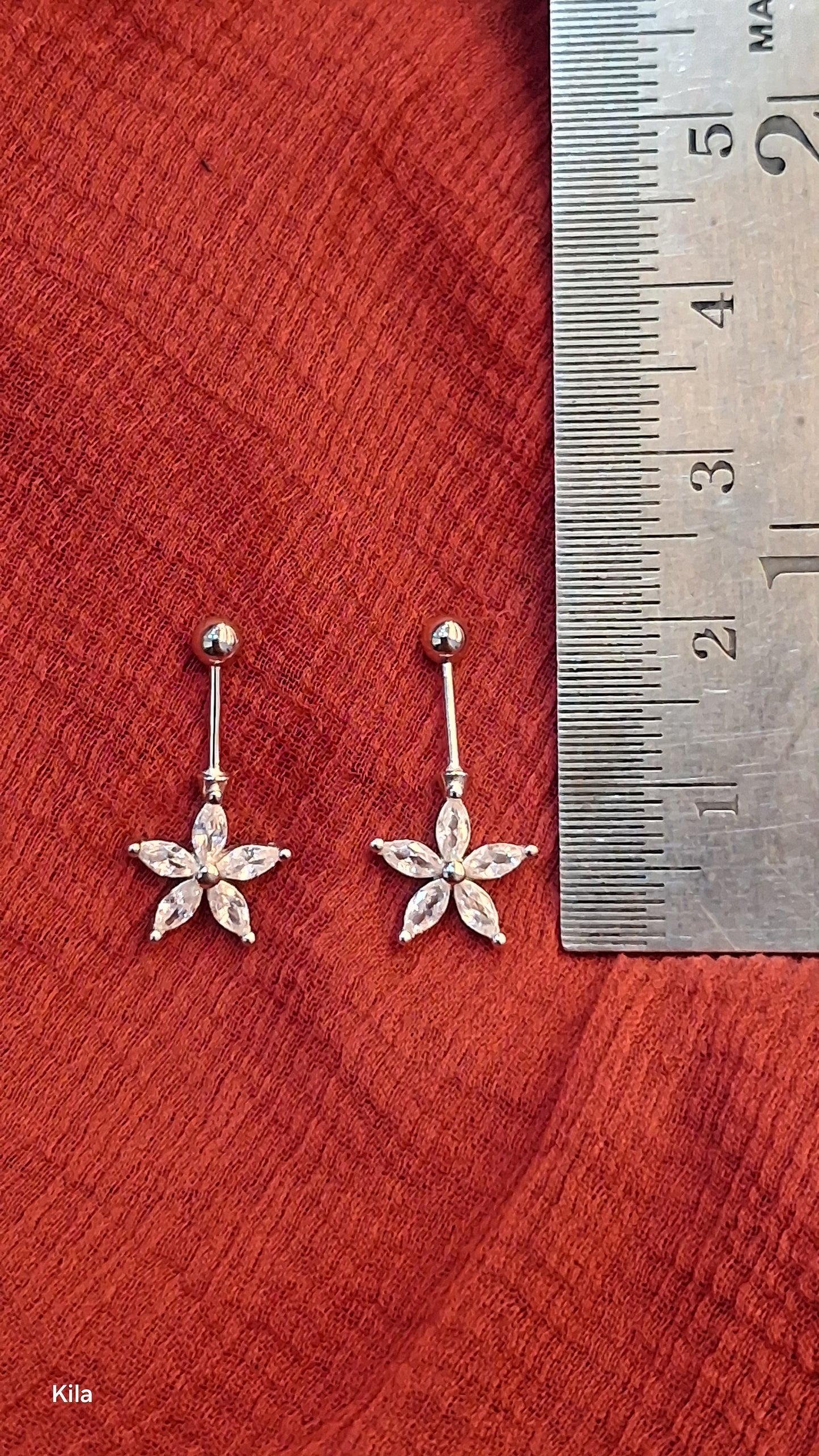 92.5 Silver Flower Bugadi | Stylish Classic Floral Design | Elegant Jewellery
