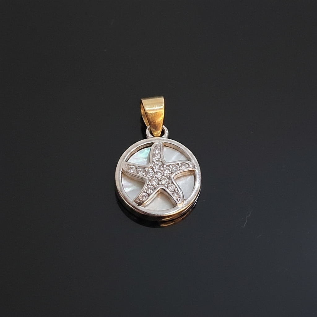 92.5 Silver Star Pendant | Stylish Celestial Design | Elegant Jewellery