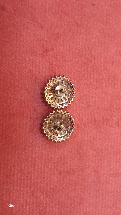 92.5 Silver White Stone Earrings | Sparkling Elegant Design | Jewellery