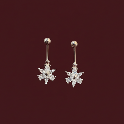 92.5 Silver Flower Bugadi | Stylish Elegant Floral Design | Jewellery