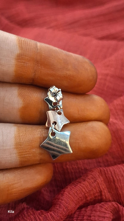 92.5 Silver Earrings | Stylish Refined Design | Elegant Jewellery