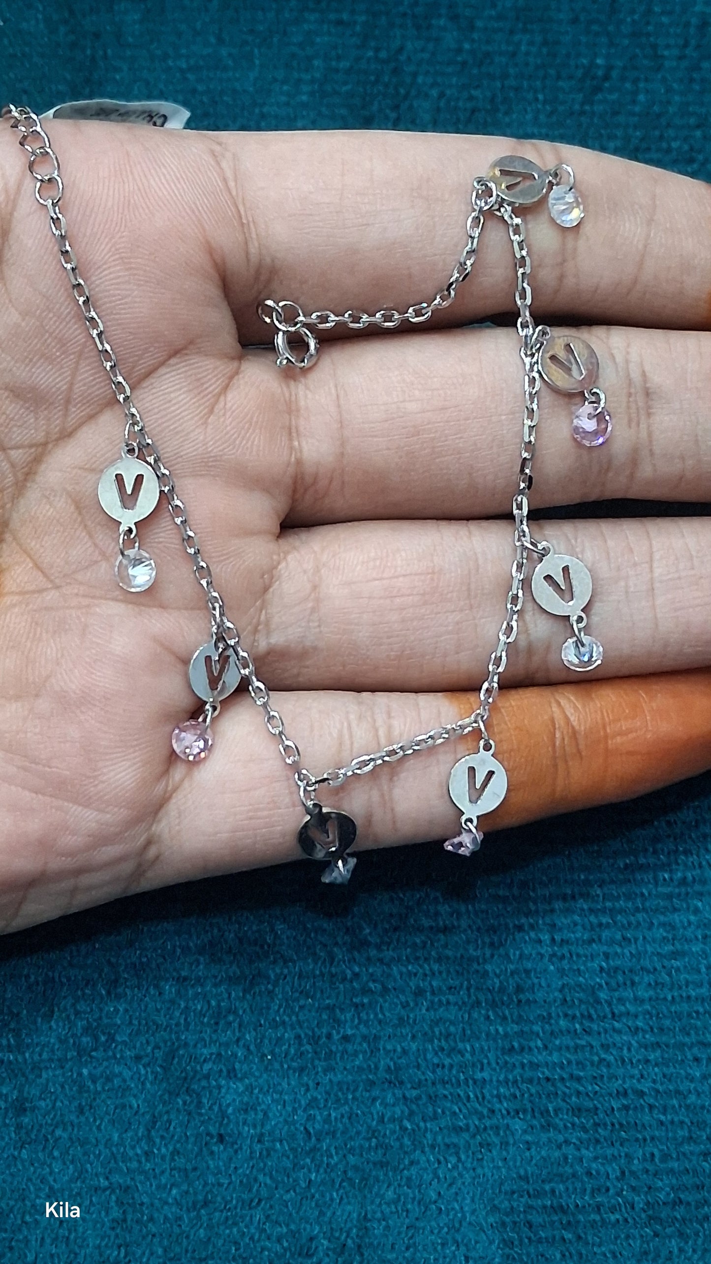 92.5 Silver Charm Bracelet | Stylish Classic Design | Elegant Jewellery