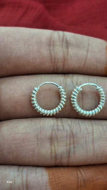 92.5 Silver Bali Earrings | Stylish Premium Finish | Elegant Jewellery