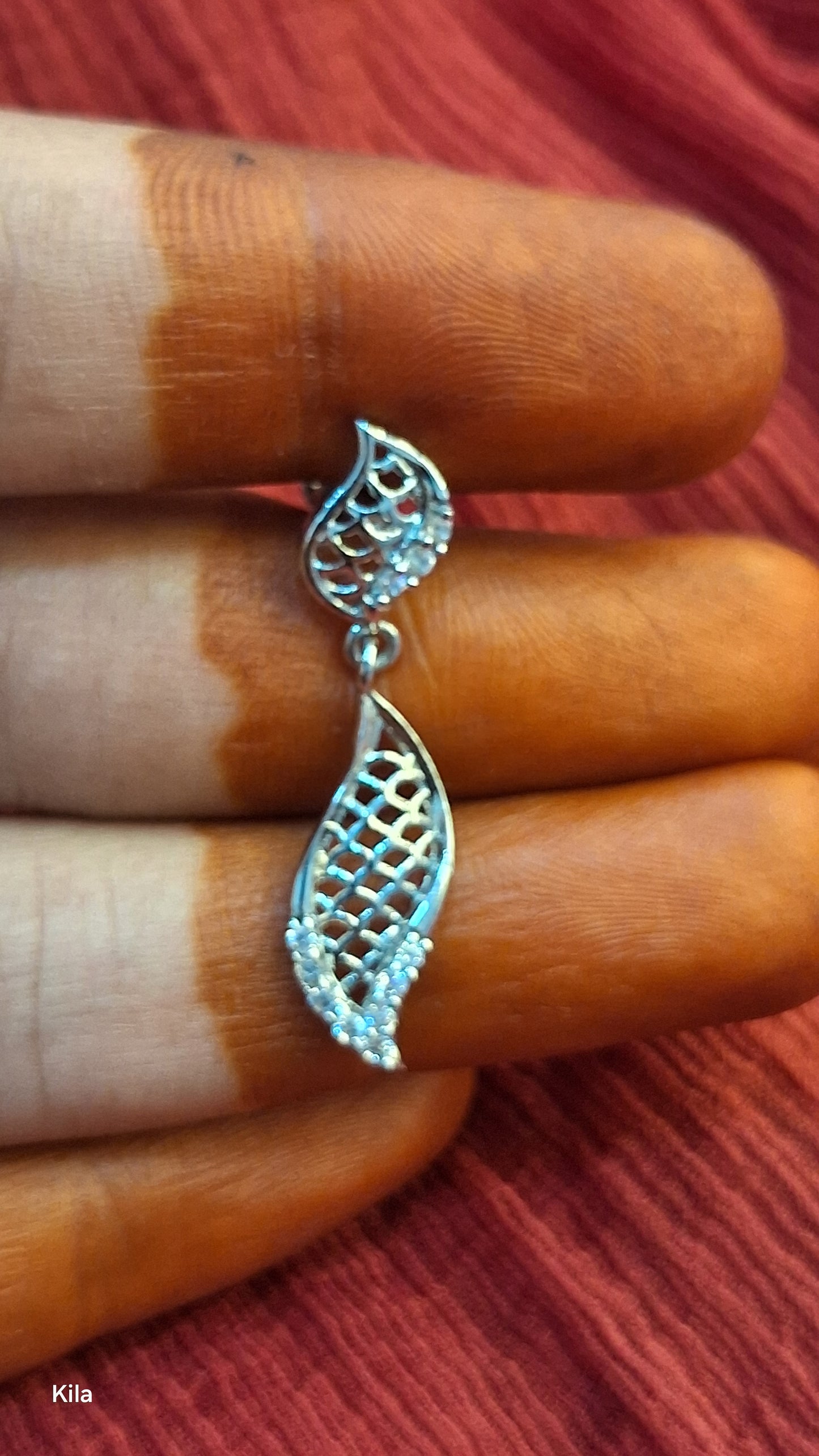 92.5 Silver Premium Earrings | Stylish Elegant Design | Luxury Jewellery