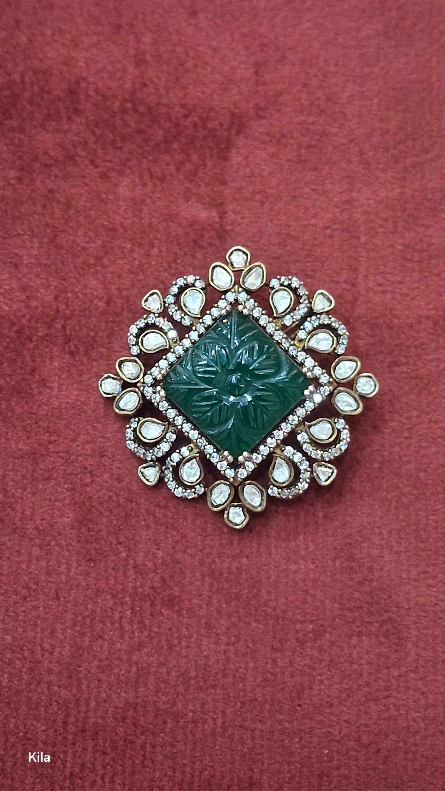 92.5 Silver Victorian Pendant | Stylish Vintage Design | Elegant Jewellery